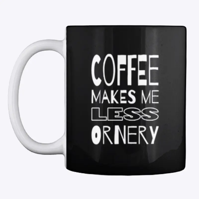 Black Ornery Onion Mug